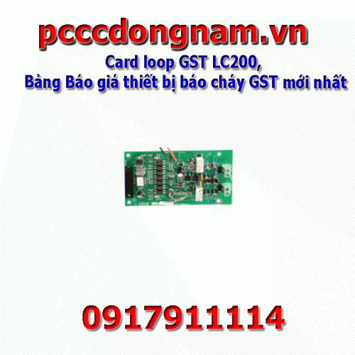 GST LC200 loop card, Latest GST fire alarm price list