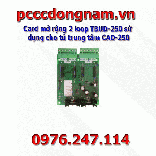 TBUD-250 2 loop expansion card used for CAD-250 central cabinet