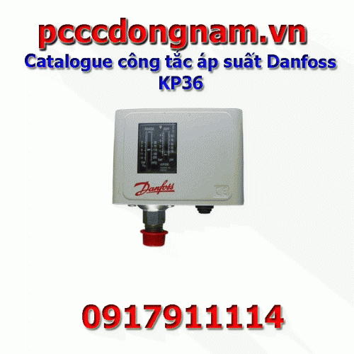 Catalogue công tắc áp suất Danfoss KP36