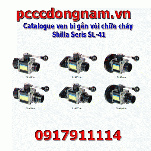 Catalog of ball valves with fire hydrants Shilla Seris SL-41