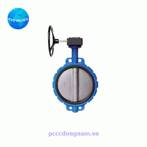 Structure KVS - 300, WAFER TYPE BUTTERFLY VALVE GEAR OPERATED 