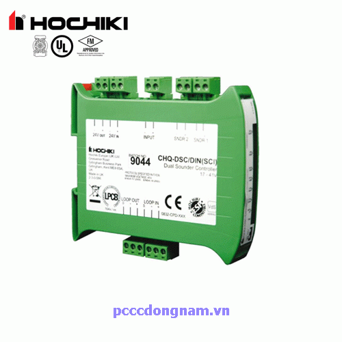 CHQ-DSC2 /DIN (SCI),Module điều khiển âm thanh kép Hochiki