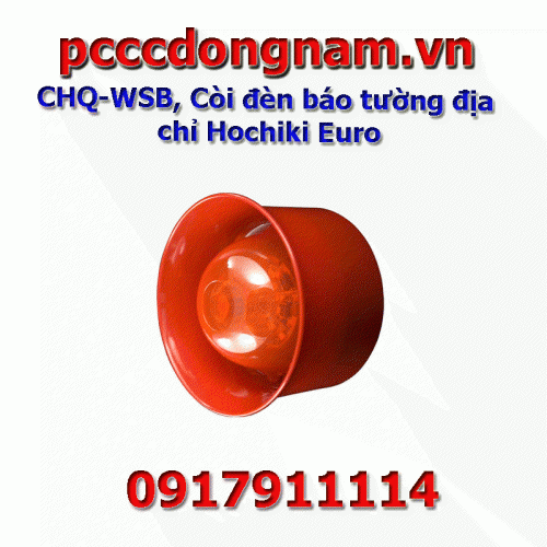 CHQ-WSB, Còi đèn báo tường địa chỉ Hochiki Euro