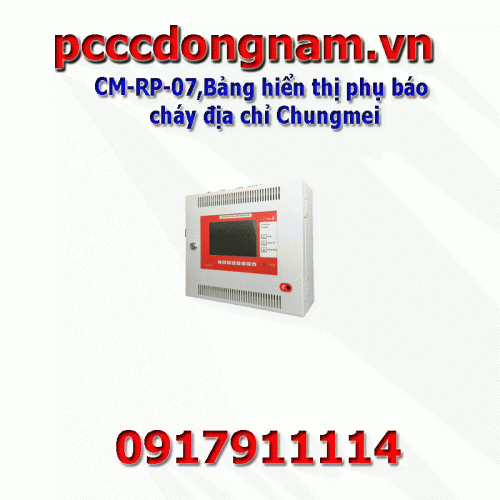 CM-RP-07 Bảng hiển thị phụ báo cháy địa chỉ Chungmei
