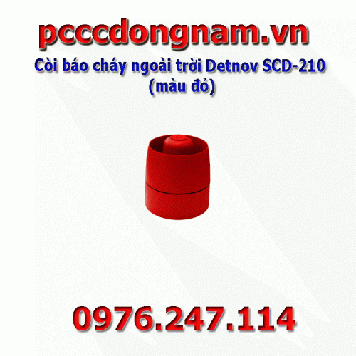 Detnov SCD-210 outdoor fire siren (red)