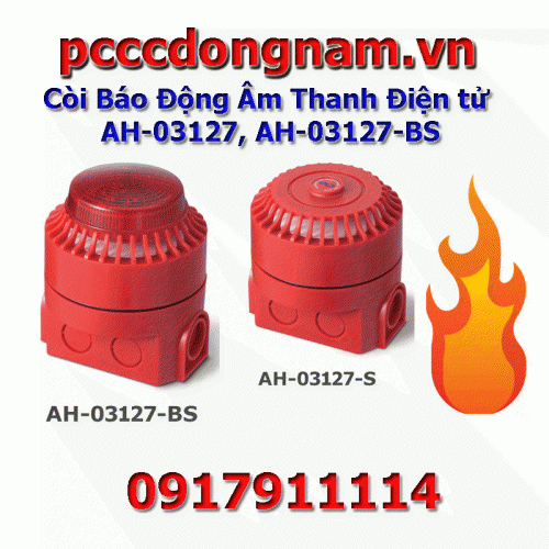 Còi Báo Động Âm Thanh Điện tử AH-03127, AH-03127-BS