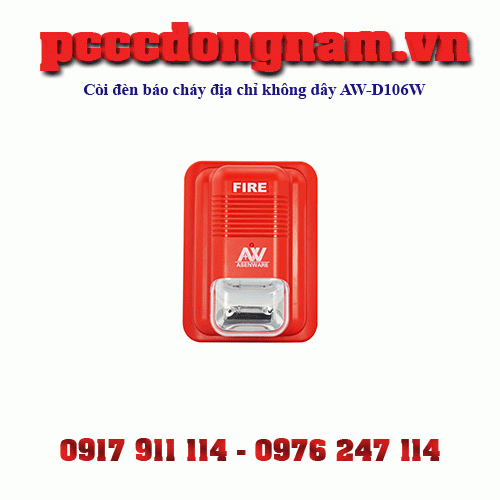 Còi đèn báo cháy địa chỉ không dây AW-D106W