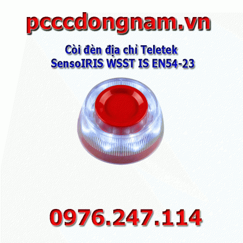 Còi đèn địa chỉ Teletek SensoIRIS WSST IS EN54-23
