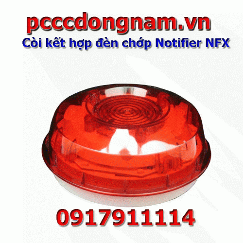 Còi kết hợp đèn chớp Notifier NFX