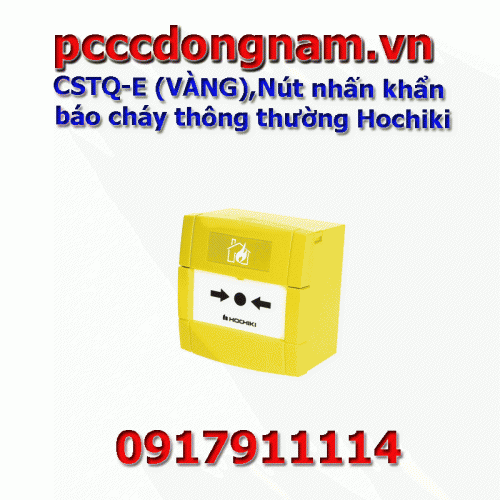 CSTQ-E (VÀNG),Nút nhấn khẩn báo cháy thông thường Hochiki