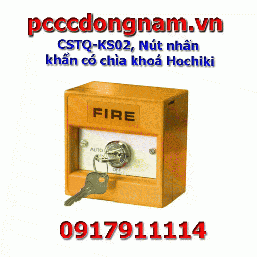 CSTQ-KS02, Nút nhấn khẩn có chìa khoá Hochiki