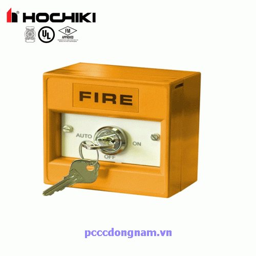 CSTQ-KS03,Nút nhấn khẩn Hochiki có chìa khoá 3 điểm