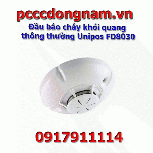 Đầu báo cháy khói quang thông thường Unipos FD8030