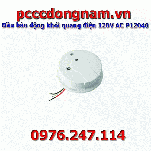 Đầu báo động khói quang điện 120V AC P12040