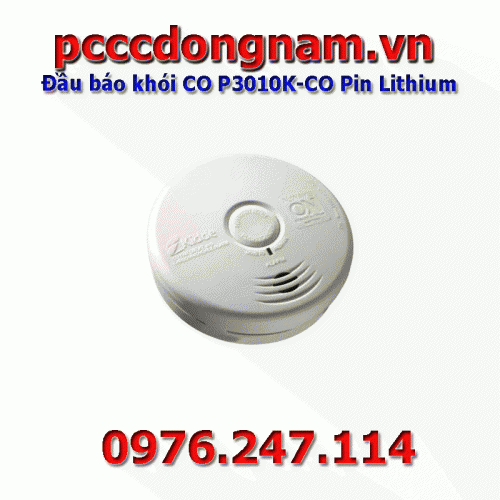 Đầu báo khói CO P3010K-CO Pin Lithium