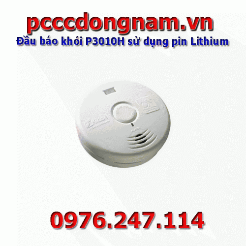 Đầu báo khói P3010H sử dụng pin Lithium