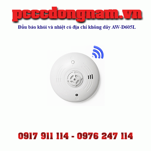 Wireless Addressable Smoke and Heat Detector AW-D605L