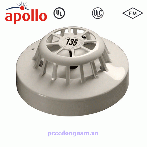 135˚F Apollo 55000-138APO Heat Detector,Integrated Led Light and Magnetic Test Switch