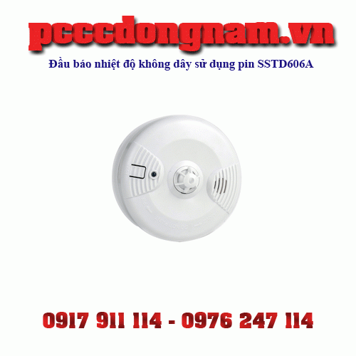 Đầu báo nhiệt độ không dây sử dụng pin SSTD606A