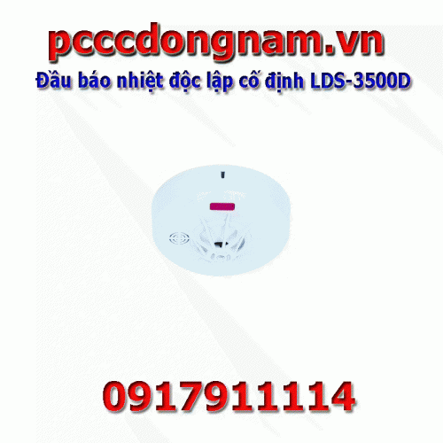 Fixed independent heat detector LDS-3500D, fixed temperature independent alarm bell