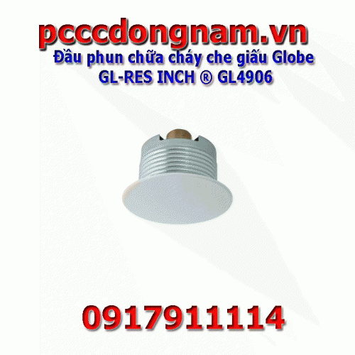 Globe GL-RES INCH and GL4906 concealed fire sprinklers