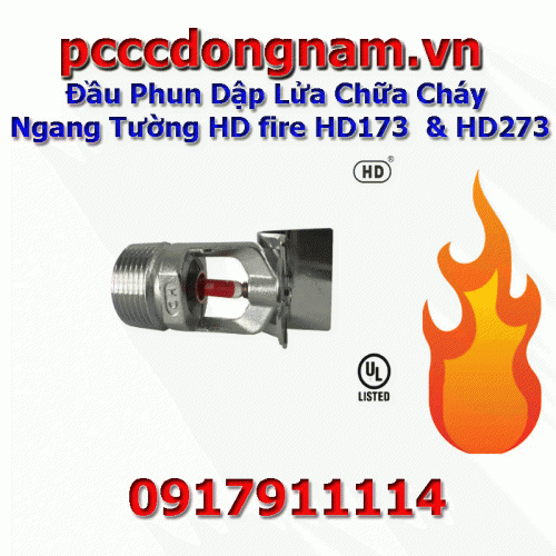 Horizontal Fire Extinguishing Nozzle HD fire HD173 and HD273
