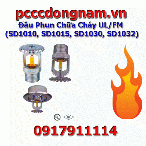 Đầu Phun Kiểu Che Giấu Naffco UL FM SD1050 và SD1055