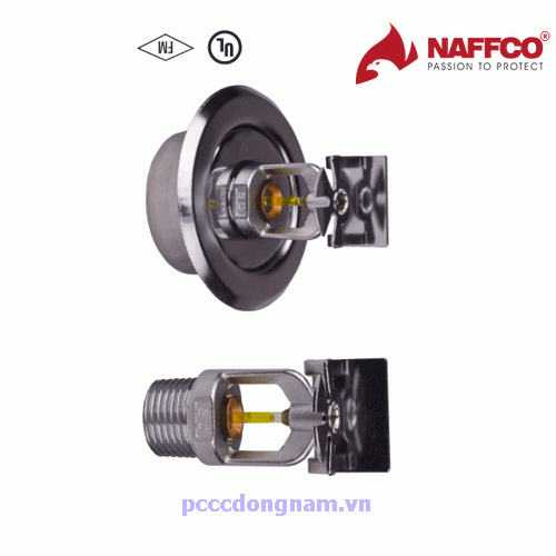 Đầu Phun Naffco Kiểu Hướng Ngang UL FM SD1133 và SD1121