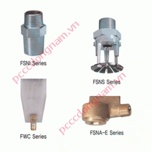 Sprinkler Heads FSNS Series, FSNA E Series, FSNI Series, FWC Series
