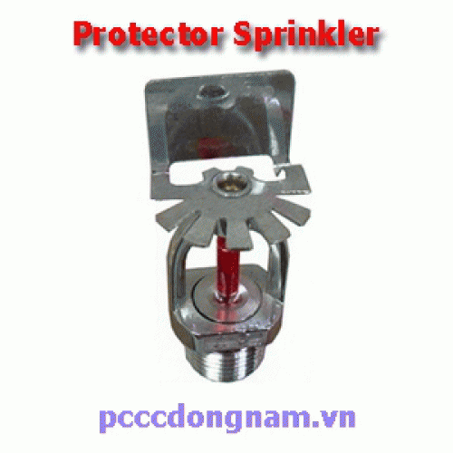 Đầu phun sprinkler vách tường Protector PS007 Ngang Hướng