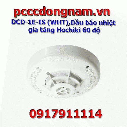 DCD-1E-IS (WHT),Đầu báo nhiệt gia tăng Hochiki 60 độ