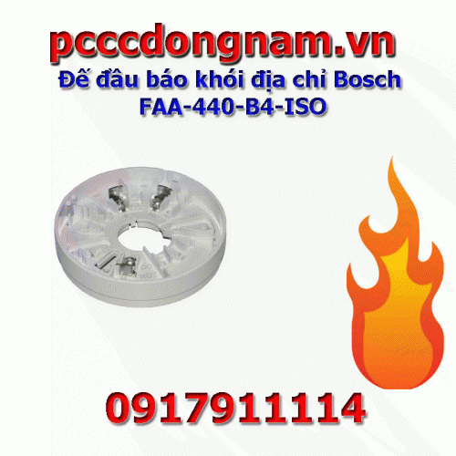 Bosch FAA-440-B4-ISO Addressable Smoke Detector Base, Best Price Fire Alarm in Ho Chi Minh City