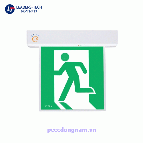Single-sided Exit light, ceiling mounted emergency exit LTE-PMC-2100A