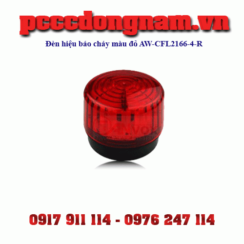 Đèn hiệu báo cháy màu đỏ AW-CFL2166-4-R