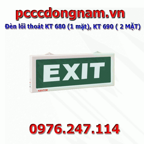 Exit lights KT 680 (1 side), KT 690 (2 SIDE)
