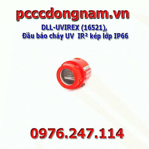 DLL-UVIREX (16521), IP66 class dual UV IR fire detector