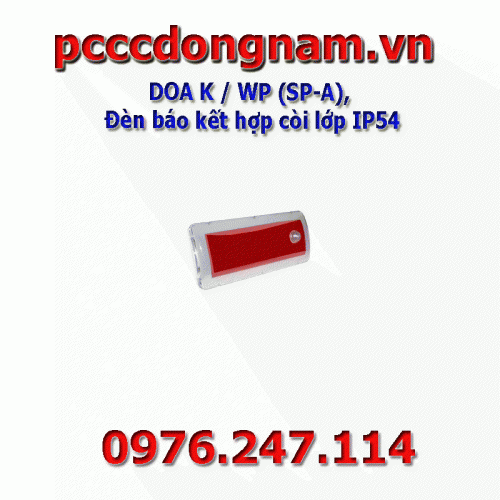 DOA K WP (SP-A), IP54 class buzzer combination indicator light