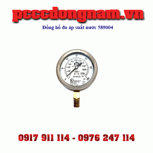 Đồng hồ đo áp suất nước 589004