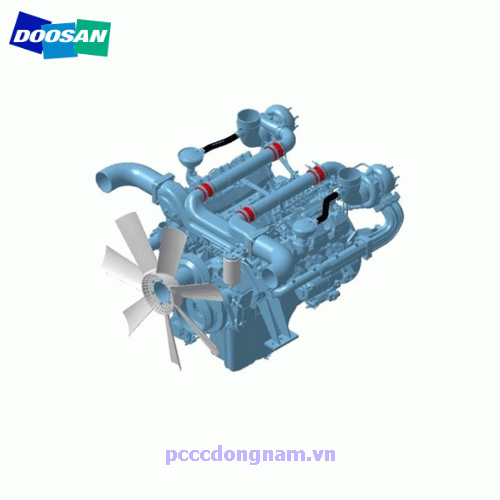 DP158LD,Bơm Diesel chữa cháy Doosan Hàn Quốc công suất 510 KW