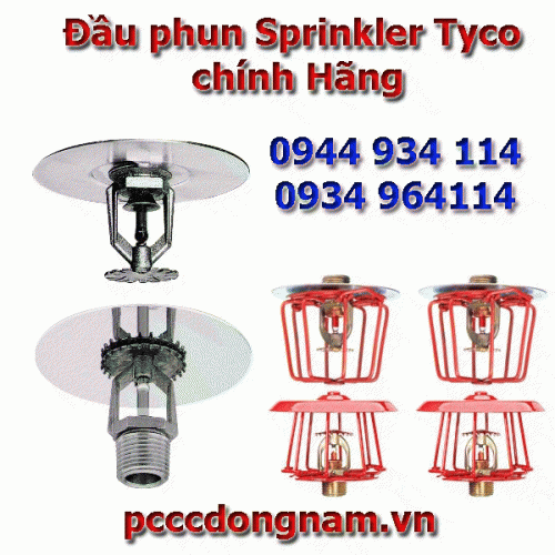 Dry Đầu Phun Sprinkler tyco Quay Xuống Ty3555