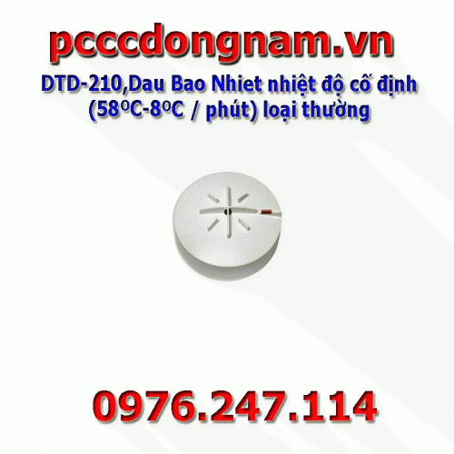DTD-210,Fixed Temperature Coverage(58ºC-8ºC min) normal type