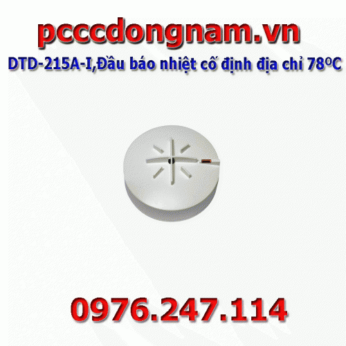 DTD-215A-I,Addressable Fixed Heat Detector 78ºC