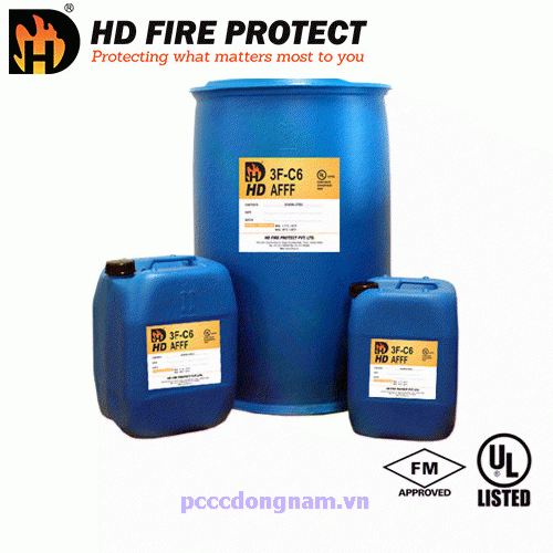 DUng Dịch Foam Chữa Cháy HD Fire AFFF 3-C6 và AFFF 3F-C6