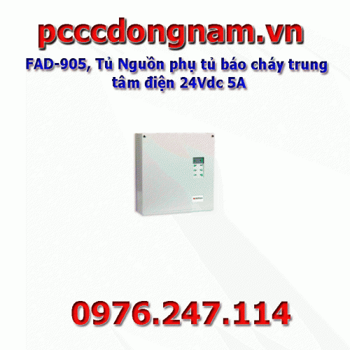 FAD-905, Secondary power cabinet central fire alarm cabinet 24Vdc 5A