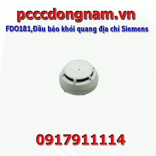 FDO181, Siemens addressable optical smoke detector