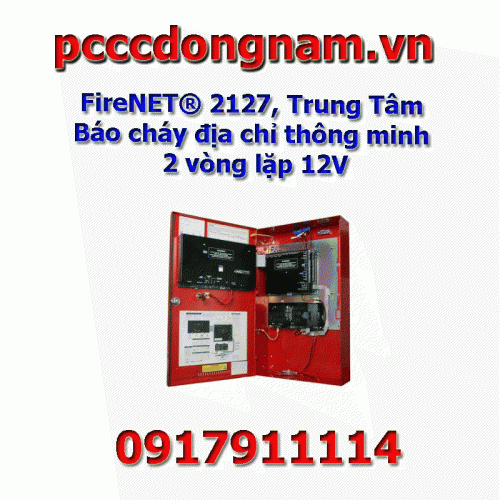 FireNET® 2127, Trung Tâm Báo cháy địa chỉ thông minh 2 vòng lặp 12V