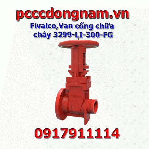 Fivalco,Van cổng chữa cháy 3299-LI-300-FG