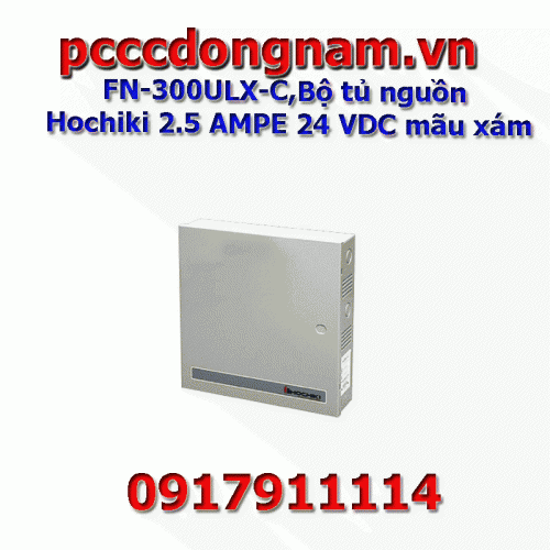 FN-300ULX-C,Bộ tủ nguồn Hochiki 2.5 AMPE 24 VDC mãu xám