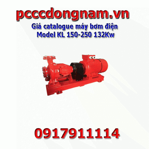 Giá catalogue máy bơm điện Model KL 150-250 132Kw