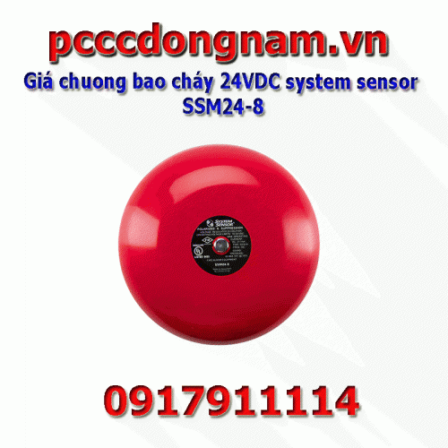 Price of 24VDC fire alarm bell system sensor SSM24-8